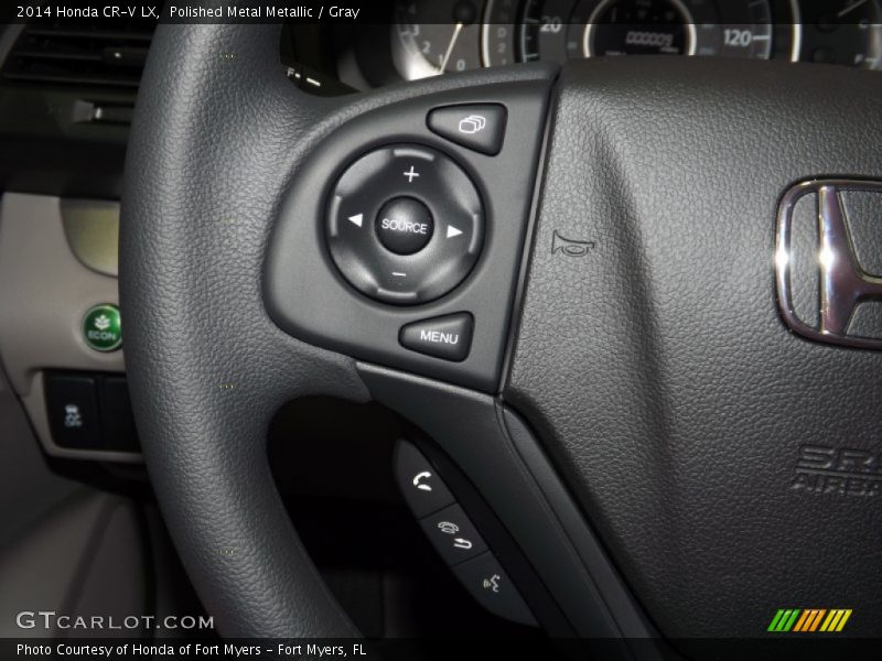 Polished Metal Metallic / Gray 2014 Honda CR-V LX
