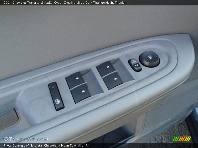 Cyber Grey Metallic / Dark Titanium/Light Titanium 2014 Chevrolet Traverse LS AWD