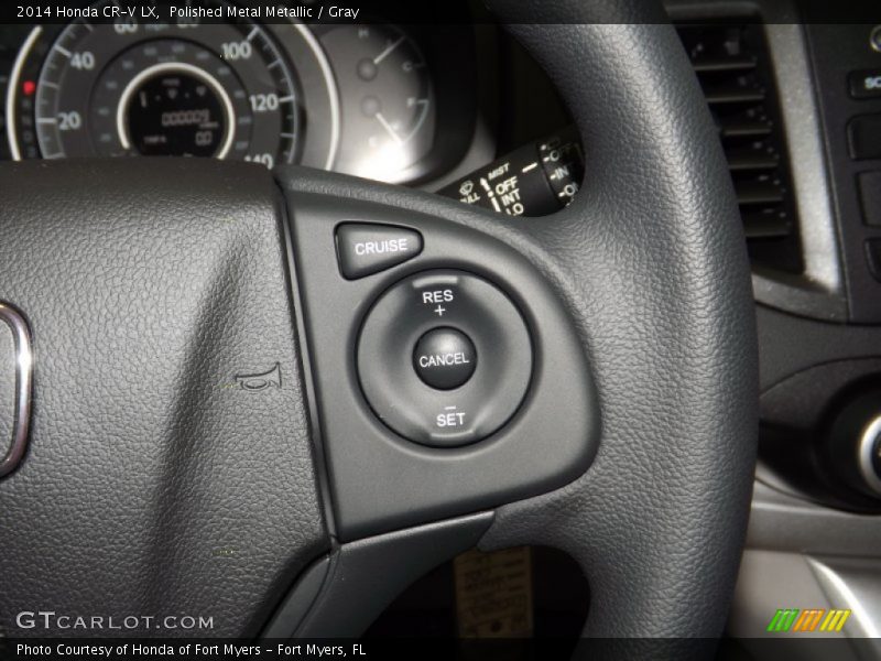 Polished Metal Metallic / Gray 2014 Honda CR-V LX