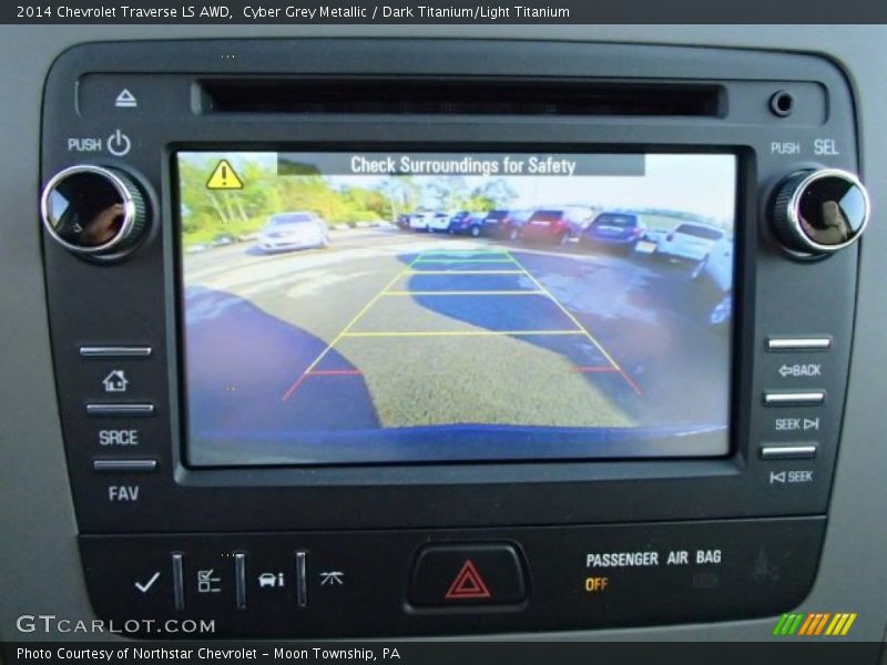 Cyber Grey Metallic / Dark Titanium/Light Titanium 2014 Chevrolet Traverse LS AWD