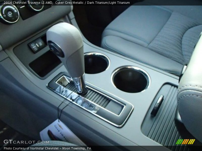 Cyber Grey Metallic / Dark Titanium/Light Titanium 2014 Chevrolet Traverse LS AWD