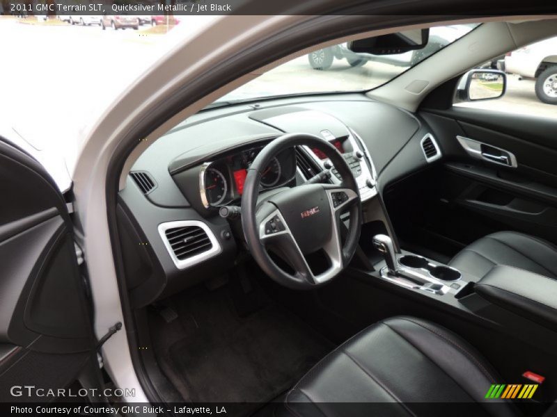 Quicksilver Metallic / Jet Black 2011 GMC Terrain SLT