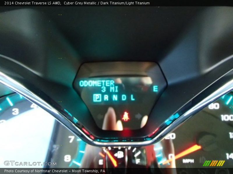 Cyber Grey Metallic / Dark Titanium/Light Titanium 2014 Chevrolet Traverse LS AWD