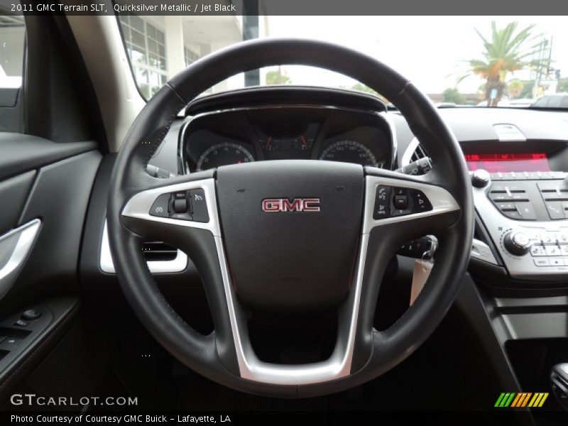 Quicksilver Metallic / Jet Black 2011 GMC Terrain SLT
