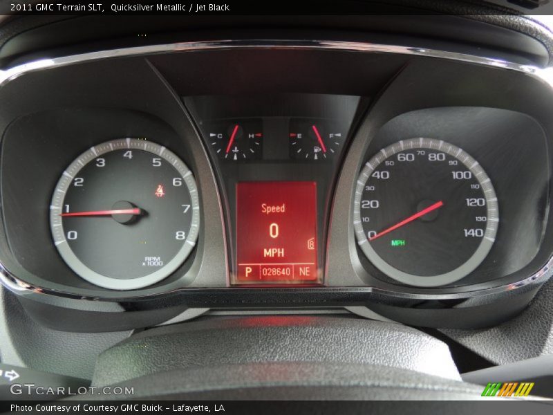 Quicksilver Metallic / Jet Black 2011 GMC Terrain SLT