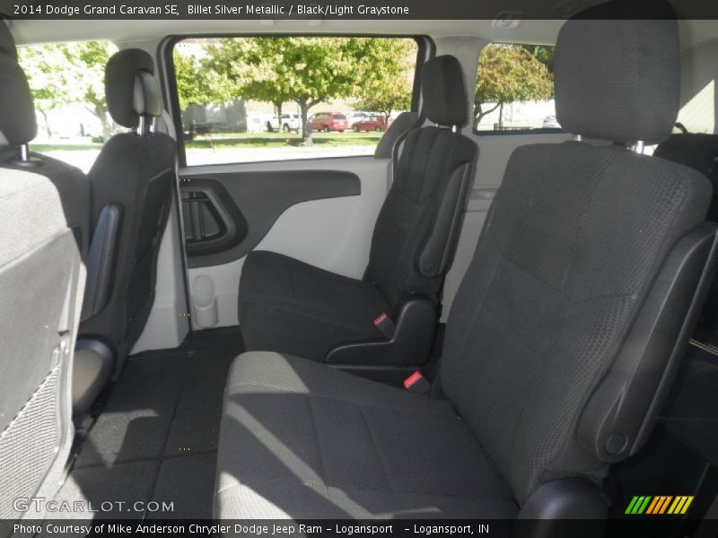 Billet Silver Metallic / Black/Light Graystone 2014 Dodge Grand Caravan SE