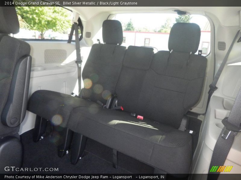 Billet Silver Metallic / Black/Light Graystone 2014 Dodge Grand Caravan SE