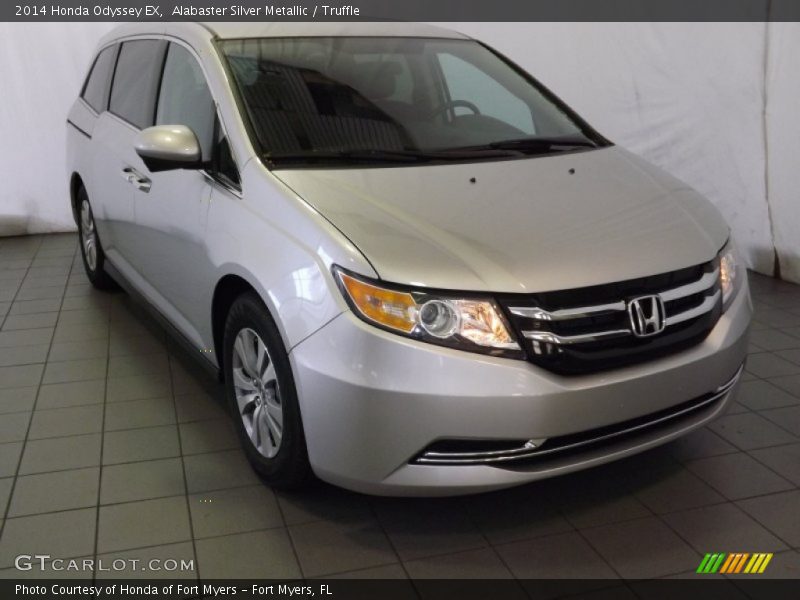 Alabaster Silver Metallic / Truffle 2014 Honda Odyssey EX