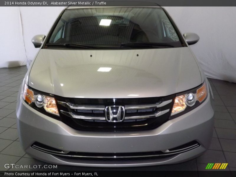 Alabaster Silver Metallic / Truffle 2014 Honda Odyssey EX