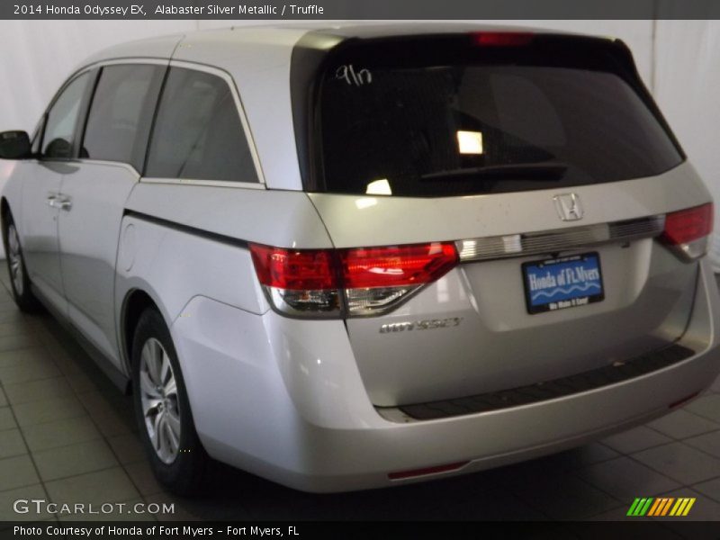 Alabaster Silver Metallic / Truffle 2014 Honda Odyssey EX