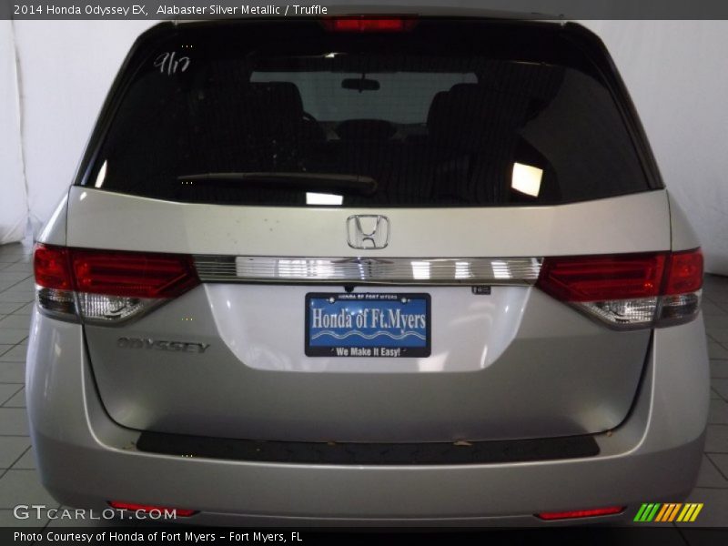 Alabaster Silver Metallic / Truffle 2014 Honda Odyssey EX
