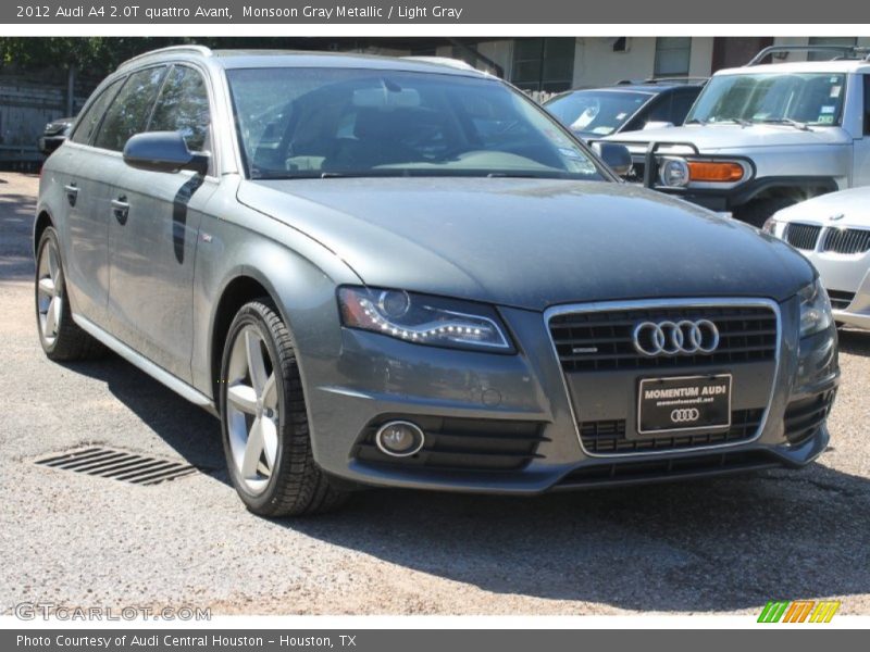 Monsoon Gray Metallic / Light Gray 2012 Audi A4 2.0T quattro Avant