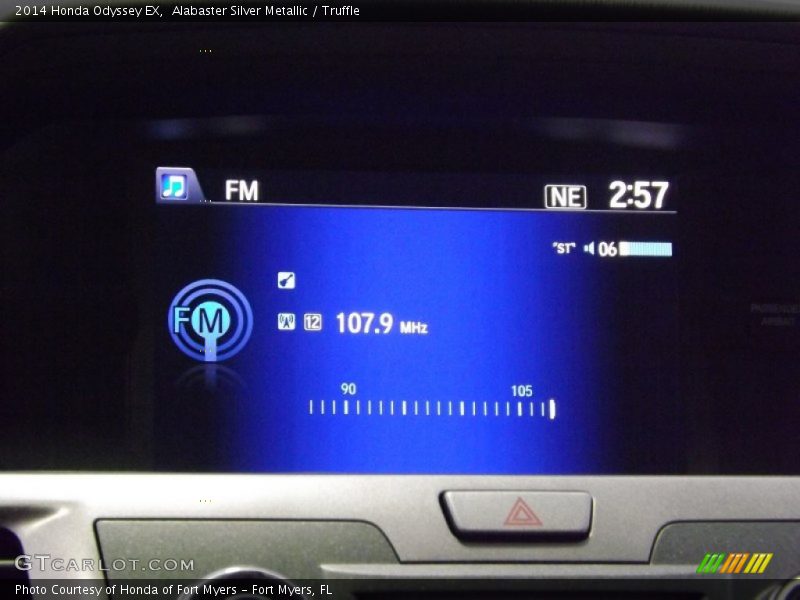 Alabaster Silver Metallic / Truffle 2014 Honda Odyssey EX