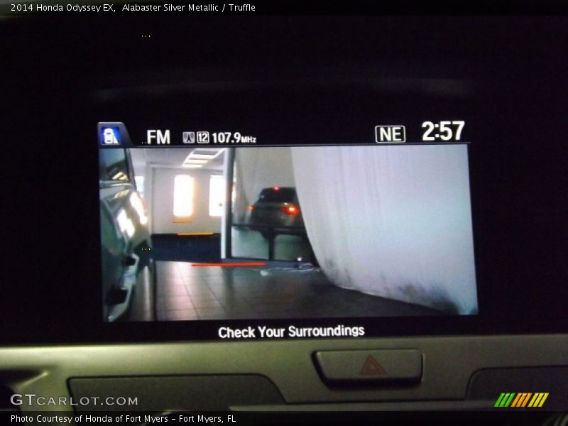 Alabaster Silver Metallic / Truffle 2014 Honda Odyssey EX