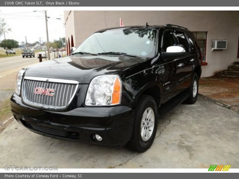 Onyx Black / Ebony 2008 GMC Yukon SLT