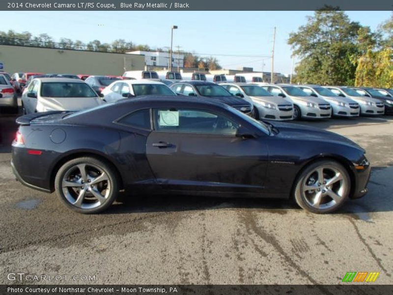 Blue Ray Metallic / Black 2014 Chevrolet Camaro LT/RS Coupe
