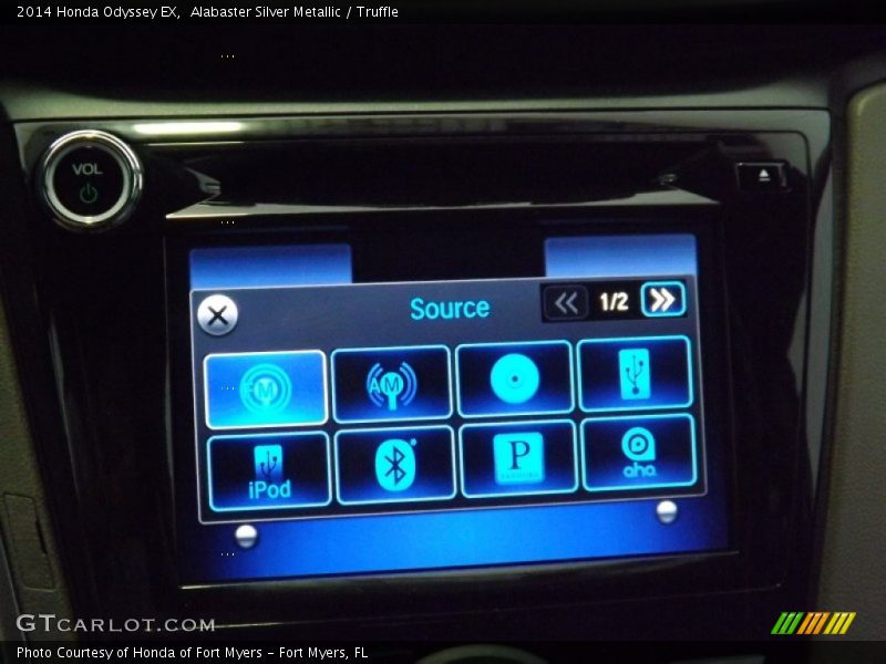 Alabaster Silver Metallic / Truffle 2014 Honda Odyssey EX