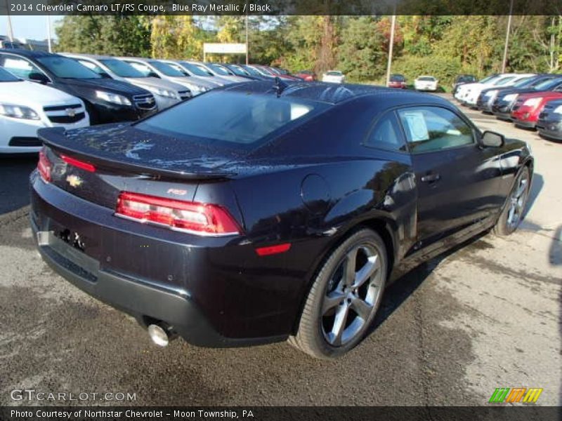 Blue Ray Metallic / Black 2014 Chevrolet Camaro LT/RS Coupe
