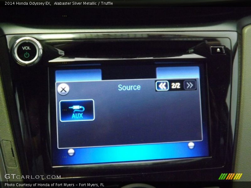 Alabaster Silver Metallic / Truffle 2014 Honda Odyssey EX