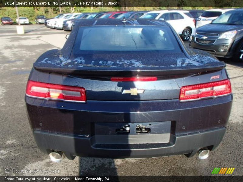 Blue Ray Metallic / Black 2014 Chevrolet Camaro LT/RS Coupe