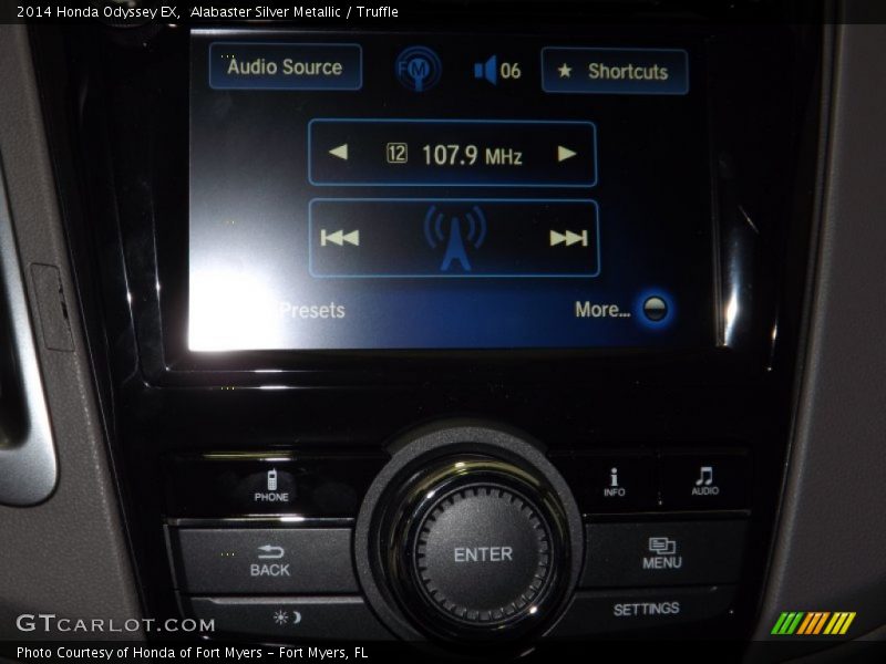 Alabaster Silver Metallic / Truffle 2014 Honda Odyssey EX