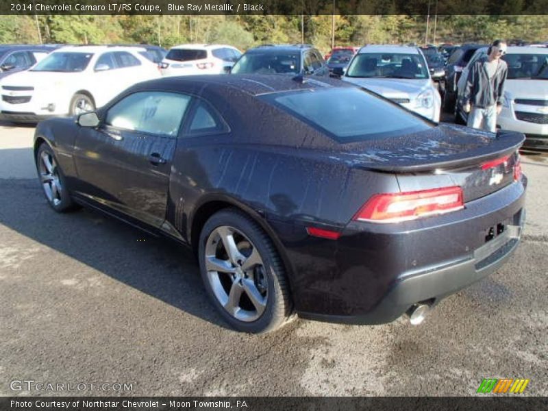 Blue Ray Metallic / Black 2014 Chevrolet Camaro LT/RS Coupe