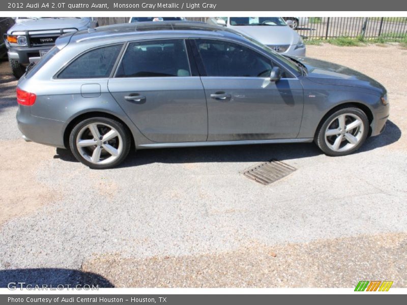 Monsoon Gray Metallic / Light Gray 2012 Audi A4 2.0T quattro Avant