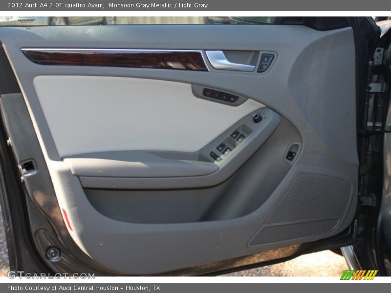 Monsoon Gray Metallic / Light Gray 2012 Audi A4 2.0T quattro Avant
