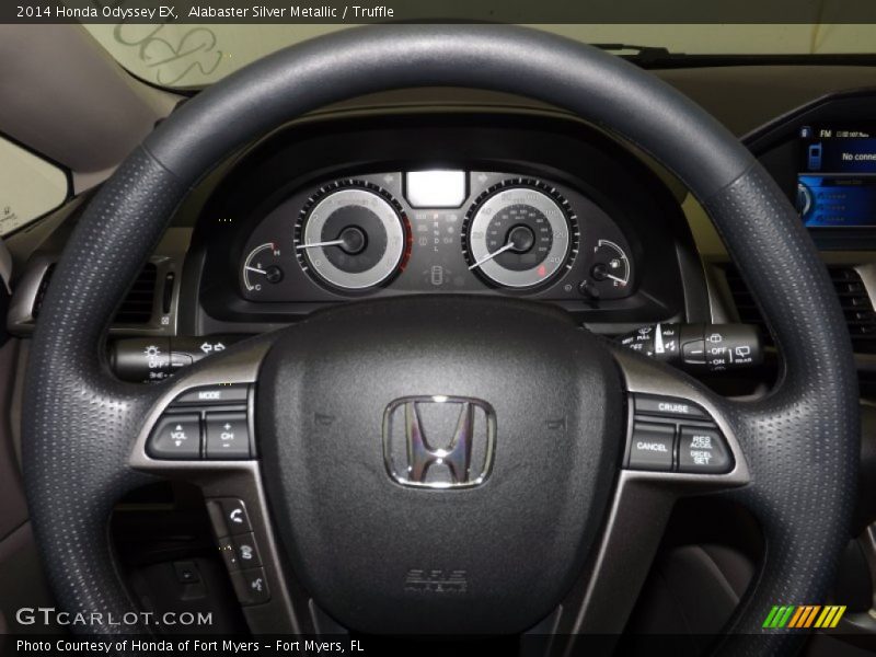 Alabaster Silver Metallic / Truffle 2014 Honda Odyssey EX