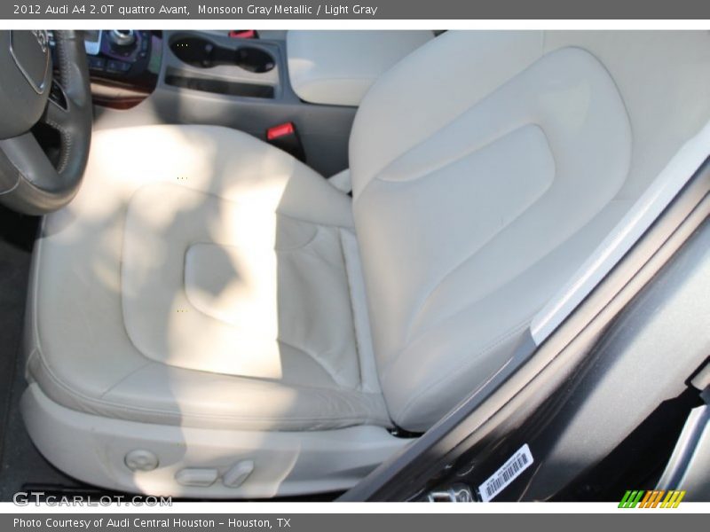 Monsoon Gray Metallic / Light Gray 2012 Audi A4 2.0T quattro Avant