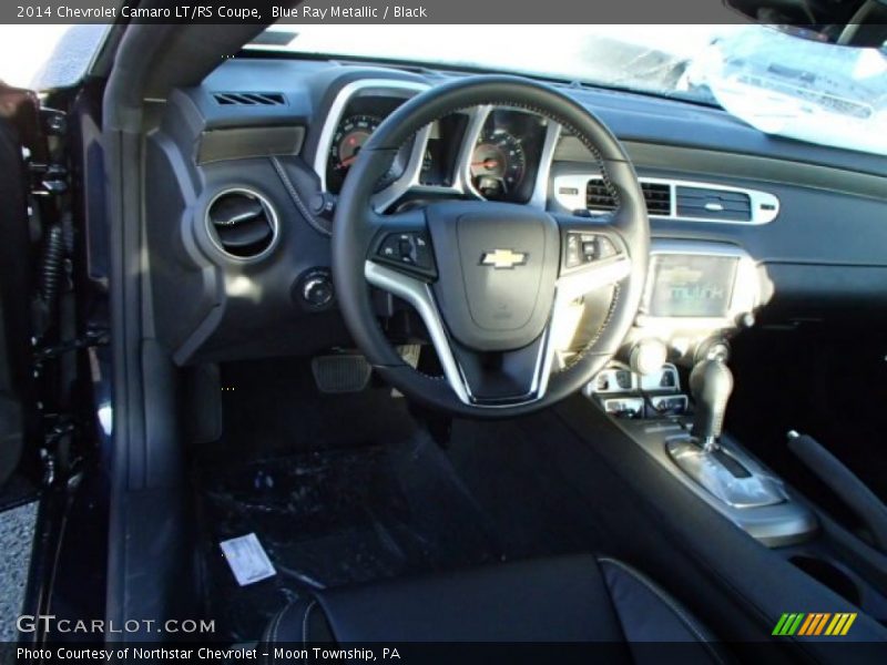Blue Ray Metallic / Black 2014 Chevrolet Camaro LT/RS Coupe