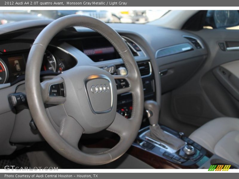 Monsoon Gray Metallic / Light Gray 2012 Audi A4 2.0T quattro Avant