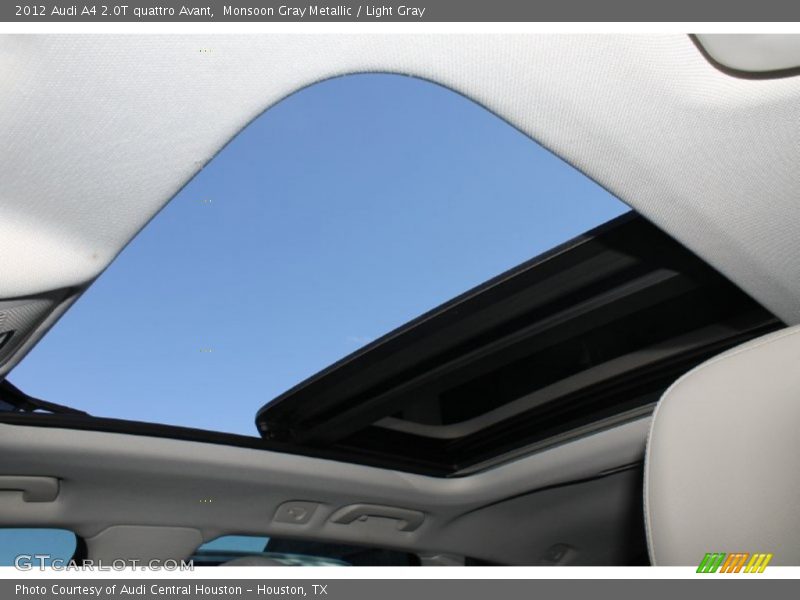Monsoon Gray Metallic / Light Gray 2012 Audi A4 2.0T quattro Avant