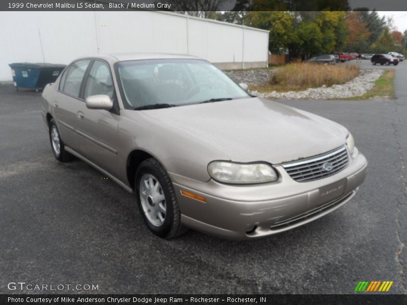 Black / Medium Gray 1999 Chevrolet Malibu LS Sedan