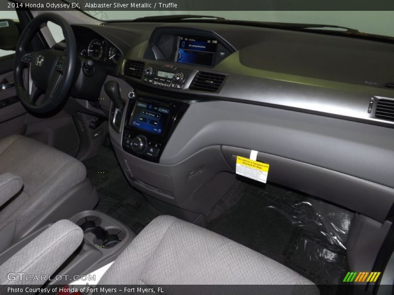 Alabaster Silver Metallic / Truffle 2014 Honda Odyssey EX
