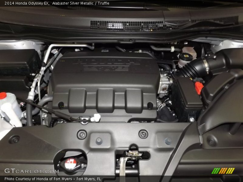 Alabaster Silver Metallic / Truffle 2014 Honda Odyssey EX