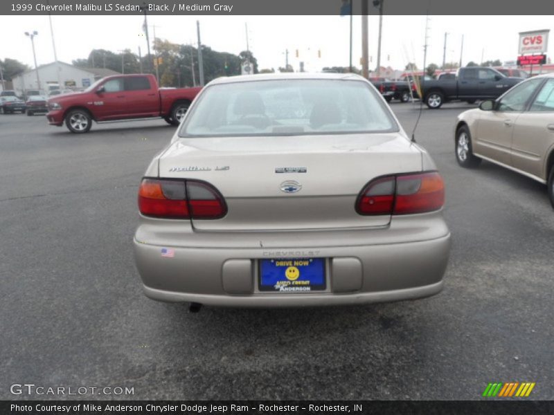Black / Medium Gray 1999 Chevrolet Malibu LS Sedan
