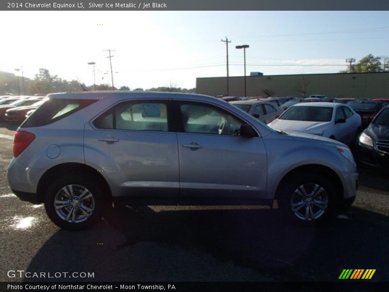 Silver Ice Metallic / Jet Black 2014 Chevrolet Equinox LS