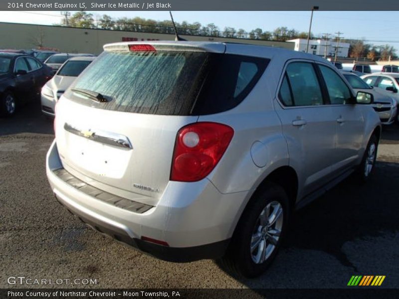 Silver Ice Metallic / Jet Black 2014 Chevrolet Equinox LS