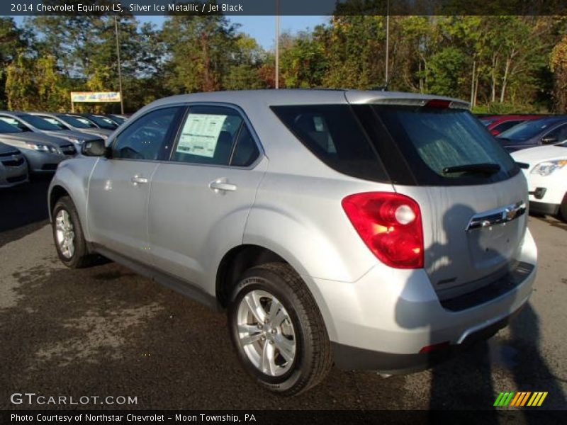 Silver Ice Metallic / Jet Black 2014 Chevrolet Equinox LS