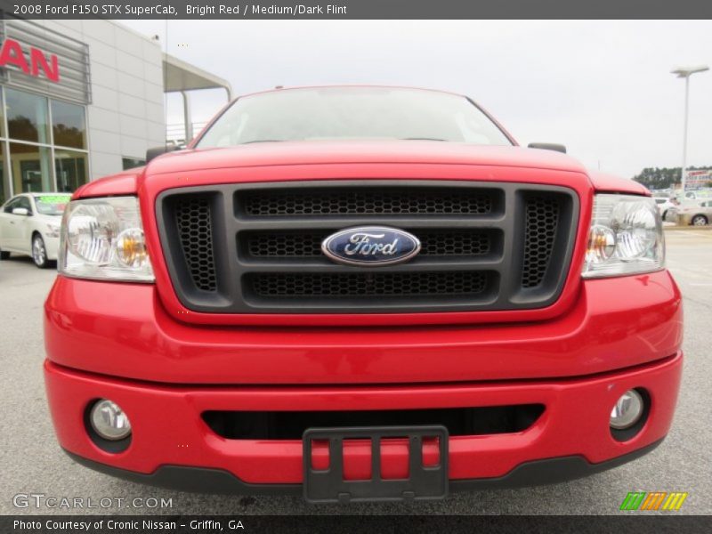 Bright Red / Medium/Dark Flint 2008 Ford F150 STX SuperCab