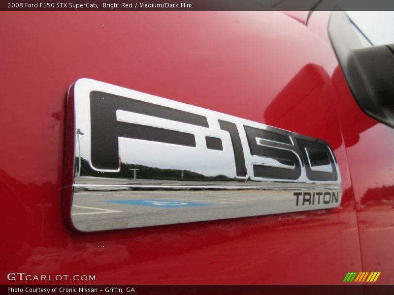 Bright Red / Medium/Dark Flint 2008 Ford F150 STX SuperCab