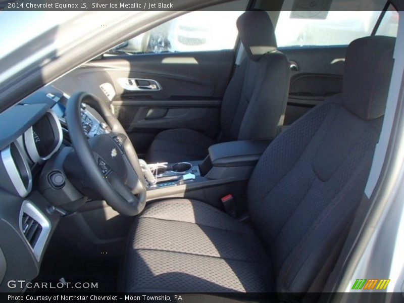 Silver Ice Metallic / Jet Black 2014 Chevrolet Equinox LS