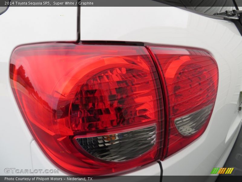 Super White / Graphite 2014 Toyota Sequoia SR5