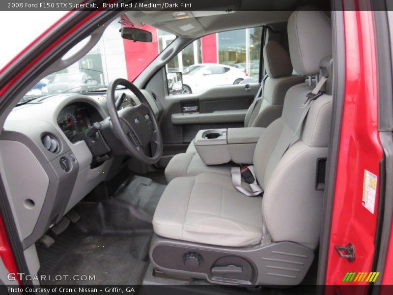 Bright Red / Medium/Dark Flint 2008 Ford F150 STX SuperCab