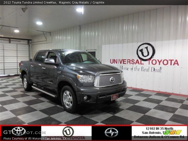 Magnetic Gray Metallic / Graphite 2012 Toyota Tundra Limited CrewMax