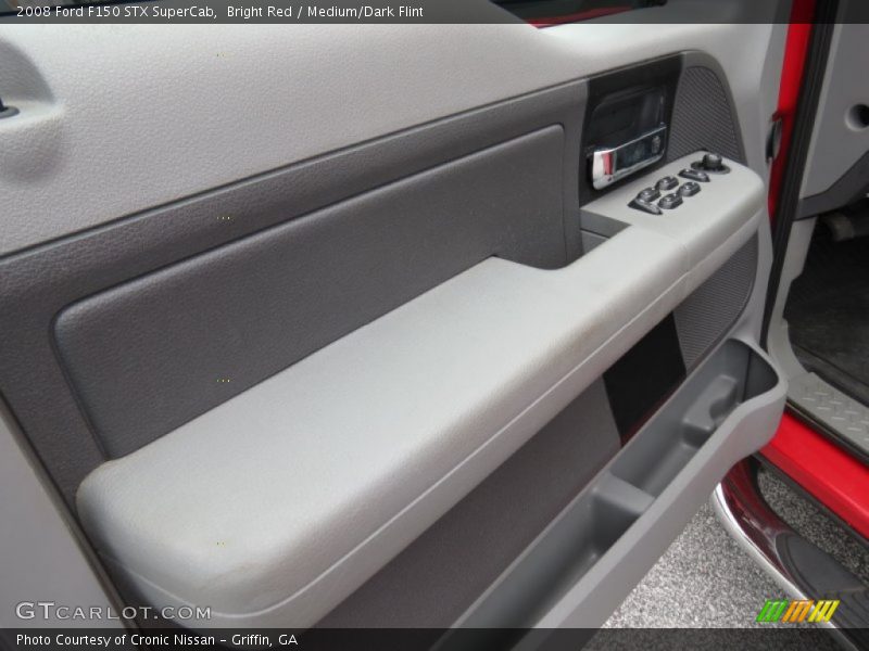 Bright Red / Medium/Dark Flint 2008 Ford F150 STX SuperCab