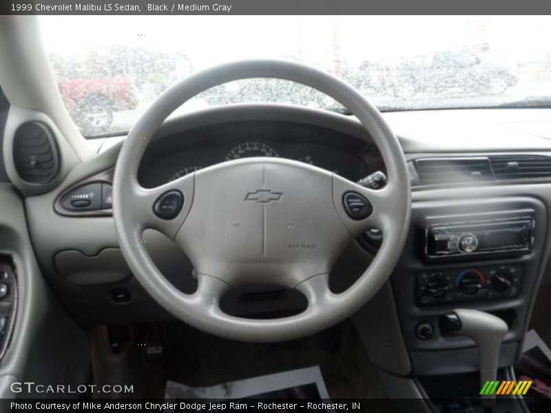Black / Medium Gray 1999 Chevrolet Malibu LS Sedan