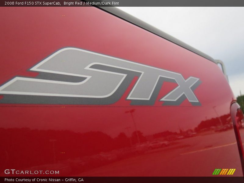 Bright Red / Medium/Dark Flint 2008 Ford F150 STX SuperCab
