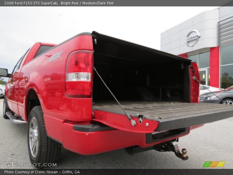 Bright Red / Medium/Dark Flint 2008 Ford F150 STX SuperCab